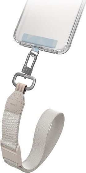 Rrip lanyard universal për telefon Uniq Vista Duo, magnetik, blu me bezhë