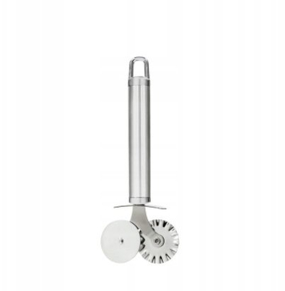 Prerëse brumi Maestro Double Round, çelik inox, 19cm, argjendtë