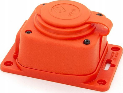 Prizë gome ELS Elektrotechnika TRGP-1, 230V, IP44, portokalli