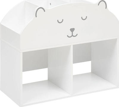 Njësi për rregullim gjonash për kalamajt Atmosphera White Bear, MDF, e vogël, e bardhë