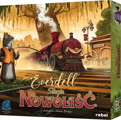 Zgjerim loje tavoline Everdell Newleaf Station Rebel, për 1 4 lojtarë, shtesë strategjike, shumëngjyrëshe