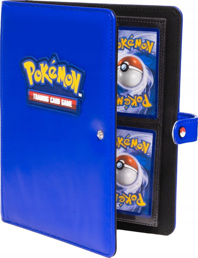 Klasor letrash Pokemon Premium Snap Binder 4 Pocket, 160 letra, i kaltër