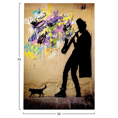 Pikturë murale GOBI HM4819, kanavacë e printuar, 50x70 cm, shumëngjyrëshe