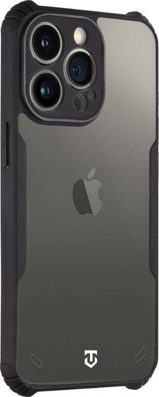 Mbulesë telefoni Tactical Quantum Stealth Cover për iPhone 13 Pro, TPU, transparente me të zezë