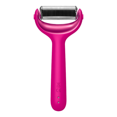 Rul microneedling fytyre dhe trupi Geske 9 në 1, lidhje me aplikacion, ngjyrë magenta