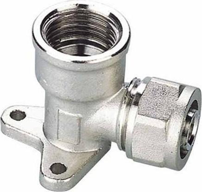 Kolino PEX AL PEX me kapëse, 1/2" x 16mm, krom