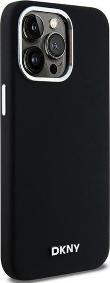 Këllëf telefoni DKNY DKHMP14XSMCHLK për iPhone 14 Pro Max, silikon Liquid, i zi