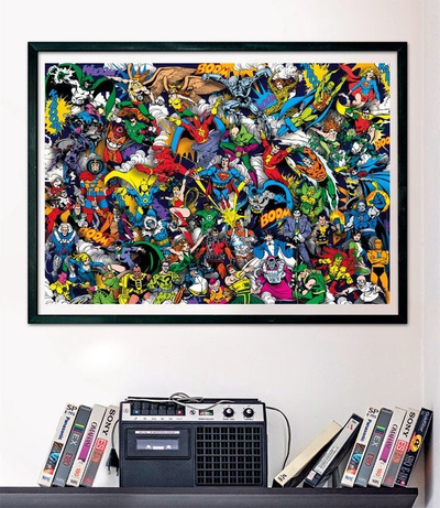 Puzzle Clementoni Compact DC Comics Justice League, 1000 copa, 70 x 50 cm, shumëngjyrësh