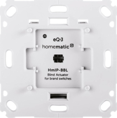 Modul për roleta HomeMatic IP Blind Actuator, 230V, për ndërprerës të markave, i bardhë
