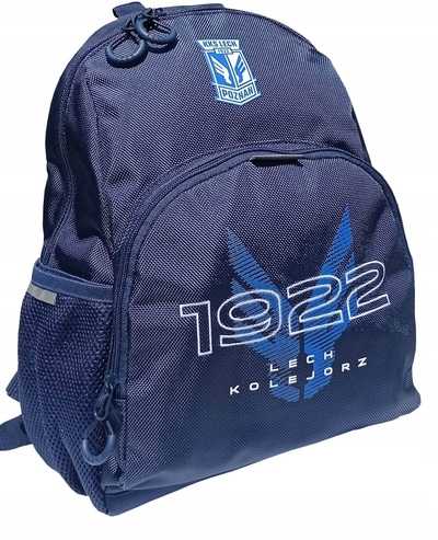 Çantë shpine Lech Poznań Wings 1922 BS, turistike, me shirita reflektues, blu