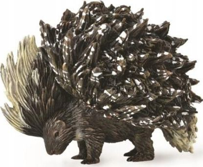 Figurinë kafshe Collecta Porcupine Indian, për zbukurim, për kalamaj, shumëngjyrëshe
