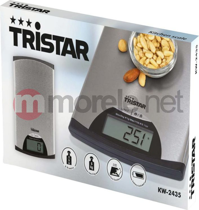 Peshore kuzhine Tristar KW-2435, digjitale, kompakte, e bardhë