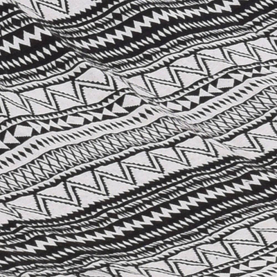 Hamak njëpersonësh Ambiance, 200x80 cm, 120 kg, bardh e zi