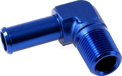 Lidhës 90° TurboWorks D, AN8 3/8"-18NPT, alumin