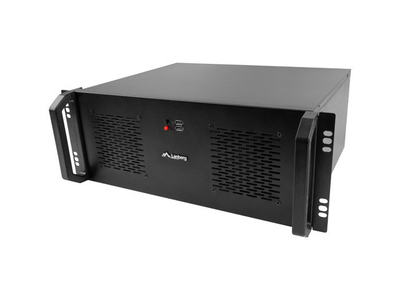 Shasi serveri rack Lanberg SC01-3504-10B, 4U, për kabinet 19", e zezë