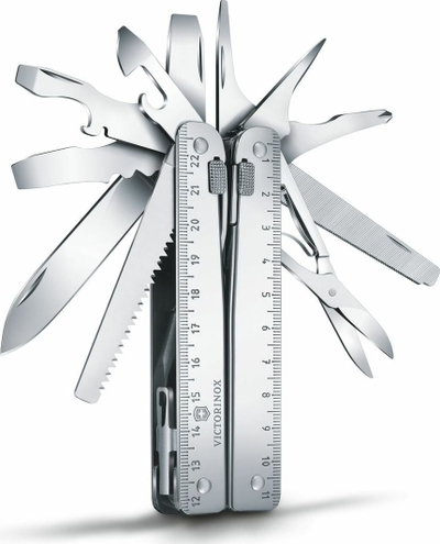 Multimjet Victorinox SwissTool III 3.0327.L, 27 funksione, çelik inoks, ngjyrë argjendi