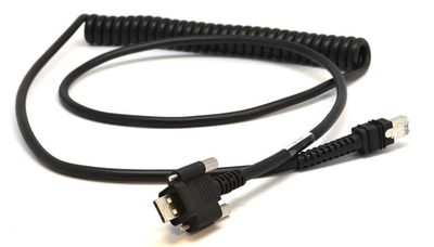 Kabllo skaneri barkodi Zebra CBA-UF2-C12ZAR, 3.6m, USB-A, e zezë
