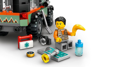 Set LEGO City 4x4 Off Road Pickup Truck 60447, për fëmijë, shumëngjyrësh