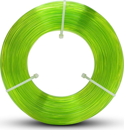 Filament 3D Fiberlogy Refill Easy PET-G, 1.75mm, transparent, jeshile e çelët
