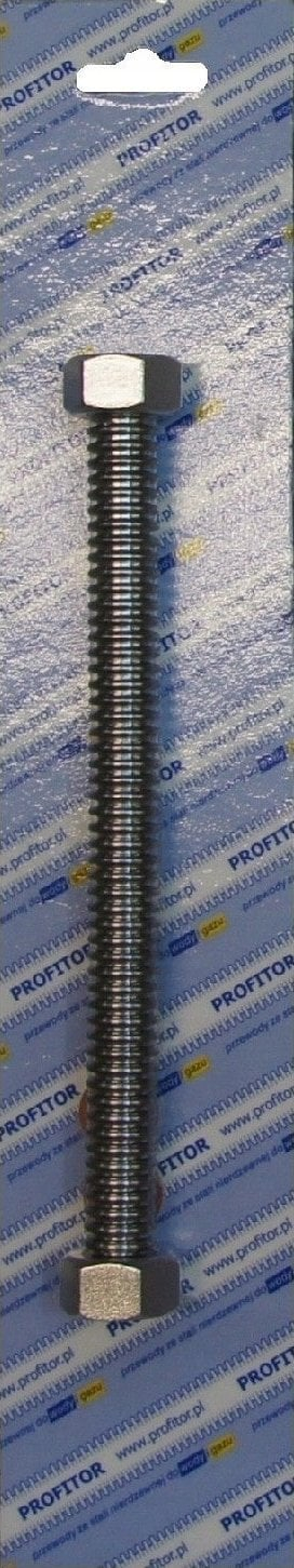 Флексибилно црево за вода PROFI INOX конектор G1/2" FF, 200 mm, DN12, инокс