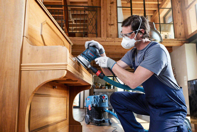 Абразивна делта хартија Bosch Best for Stone 2608605199, гранулација 600, со дупки, црвена