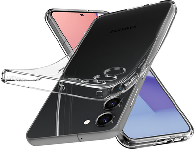 Mbrojtëse Spigen Liquid Crystal Glitter për Samsung Galaxy S23+, transparente
