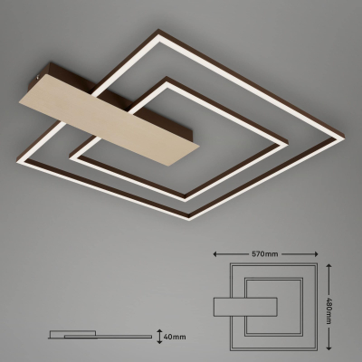 Ndriçues Briloner Led 57 cm, 25W, 3000lm, ari