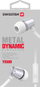Жичани слушалки Swissten Dynamic YS500, 3.5mm, со микрофон, бели сребрени