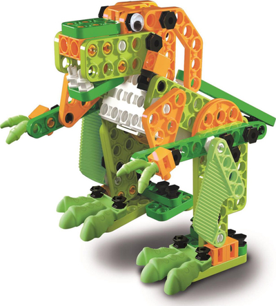 Set ndërtimi Clementoni Mechanics Junior Dinosaurs 50681, 5 modele, me motor, me ngjyra të shumta