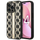 Kapak telefoni Karl Lagerfeld Monogram Stripe për iPhone 14 Pro Max, 6.7", i zi