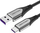 Kabllo USB Vention COFHG, USB A në USB C, 1.5 m, gri