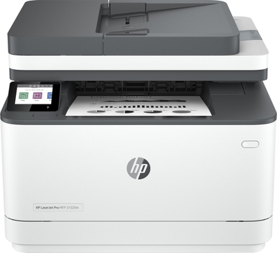 Printer multifunksional HP LaserJet Pro M3102fdn, A4, mono laser, i bardhë