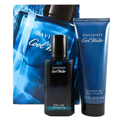Сет гел за туширање и Eau de Toilette Davidoff Cool Water Man, 40 + 75 мл
