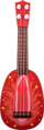 Kitarë lodër për kalamaj IN0033, ukulele me fruta, plastike, e kuqe