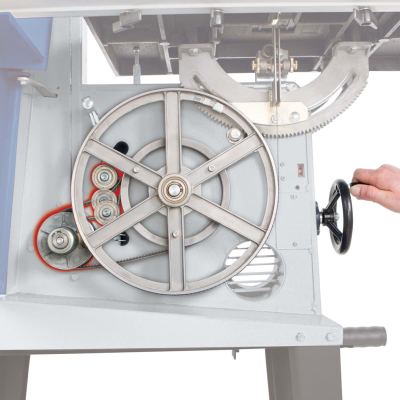 Sharrë me shirit Scheppach BASA3, 800W, 230–240V, blu