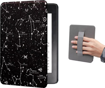 Заштитна навлака Strado Graphic Case за Kindle Paperwhite 5, пластична, со микрофибер, повеќебојна