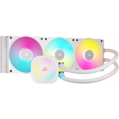 Ftohës uji për CPU Corsair iCUE LINK TITAN 360 RX, 360mm, RGB, i bardhë
