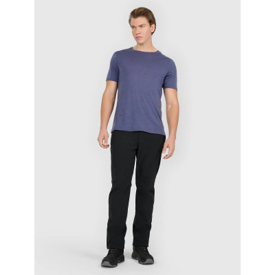 Bluzë trekking për burra 4F TFTSM1526, lesh Merino, blu e errët navy