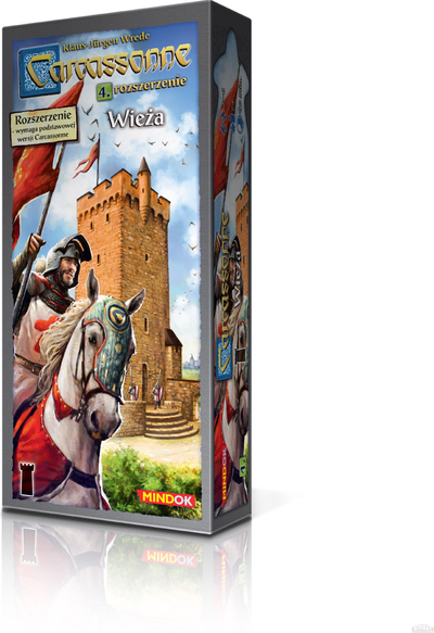 Zgjerim loje tavoline Carcassonne 4 The Tower, edicioni 2, për lojën bazë