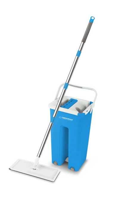 Set mop rrotullues Esperanza Rotary Mop Perfect Clean, me kovë, inoks