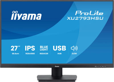 Monitor kompjuteri Iiyama ProLite XU2793HSU-B7, 27", Full HD, i zi