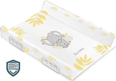 Ndërruese bebe Sensillo Safari Elephant, 70 cm, Sensillo Safety System, e bardhë