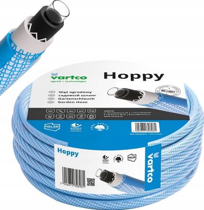 Zorrë kopshti Vartco Hoppy, 3/4", 30m, jeshile