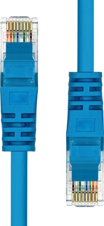 Kabllo rrjeti ProXtend CAT5e U UTP, 20cm, PVC, blu