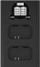Karikues dykanalësh Newell DL-USB-C për bateri Sony NP-FW50, USB-C, me ekran