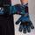 Doreza portjeri Football Masters Varis X Pro S953314, kapje profesionale, mbyllje Velcro, të zeza me blu