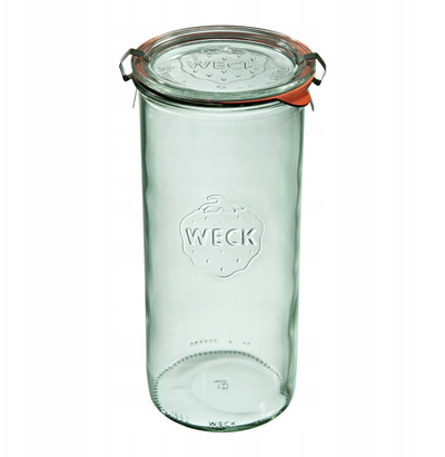Шише од стакло цилиндрично Weck, 1500 ml, транспарентно