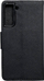 Këllëf libri Fancy për Samsung S21, portofol me magnet, i zi
