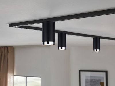 Spot dritë Paulmann URail 96918, GU10 LED, i zi krom
