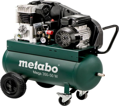 Kompresor Metabo Mega 350-50 W, 50L, 10 bar, jeshil